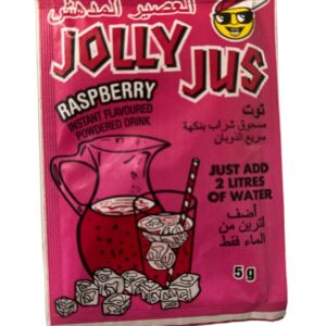 Jolly Jus instant powder drink, Raspberry flavor 5g