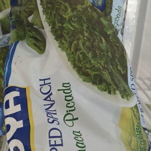 chopped spinach 1lbs