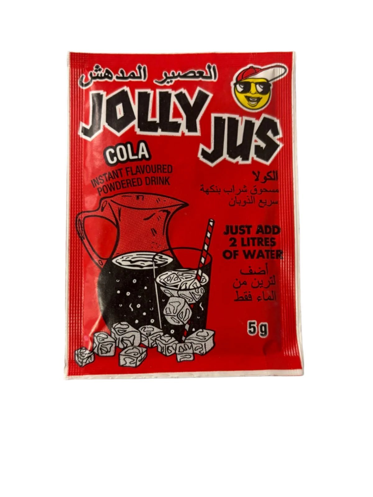 2026/01/1000356395.jpg Jolly Jus instant powder drink, Cola flavor 5g - Image 1