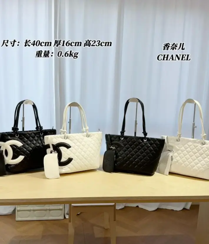 2026/08/1000544879.webp Black channel handbag women - Image 1