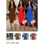 red lv women dress