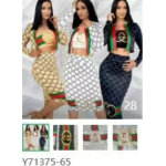 3 pcs gucci women set
