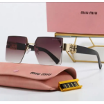 brown miu square glasses