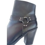 Esprit Kella Faux Leather block heels booties size 11m - Image 4