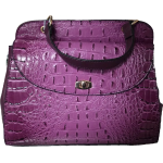 purple women handbag