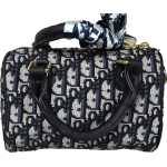 dior small handbag black white